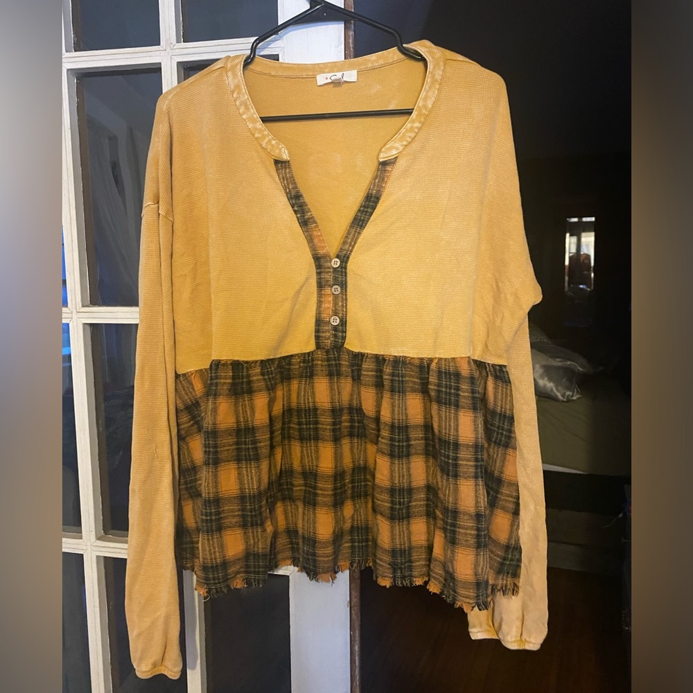 Size L boho top